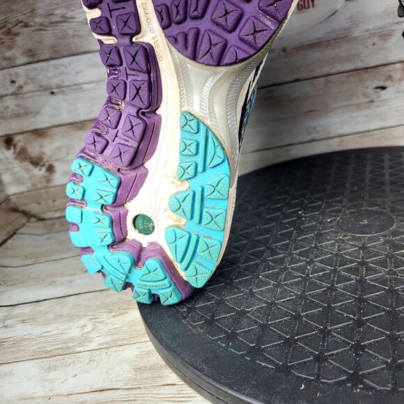 Brooks Ghost 5 Women's Size 7.5 Purple White Athletic Walking Running Shoes - Picture 9 of 10